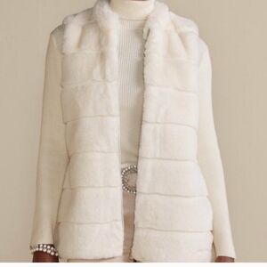Soft Surroundings Moritz Faux Fur Vest